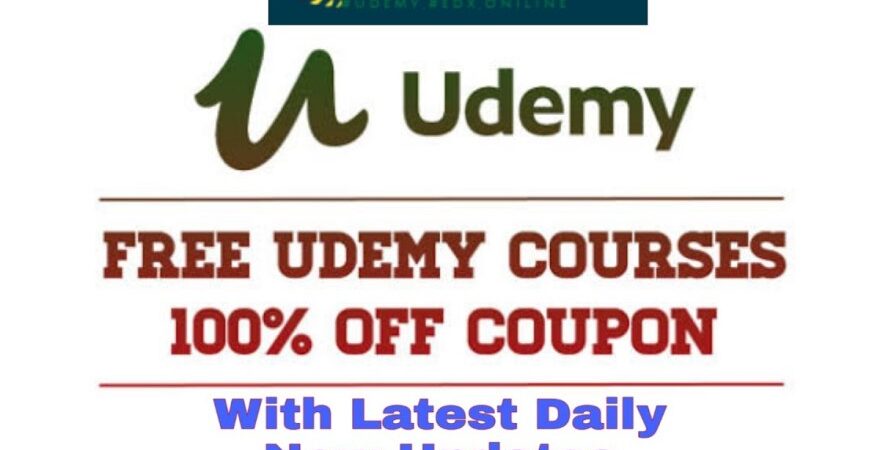 100% Off Udemy Coupon Code: 2022 With Daily Latest Updates